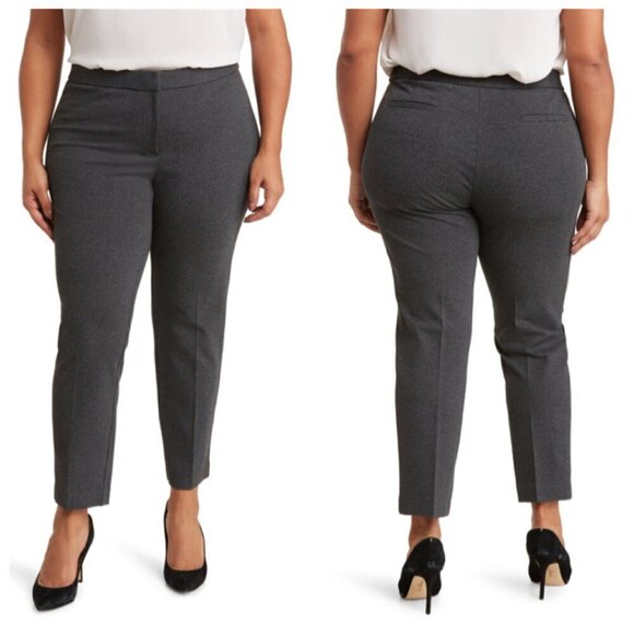 Amanda+Chelsea Womens Low Rise Plus Size Dress Pants Trousers Sz 18W in Charcoal - Picture 1 of 13